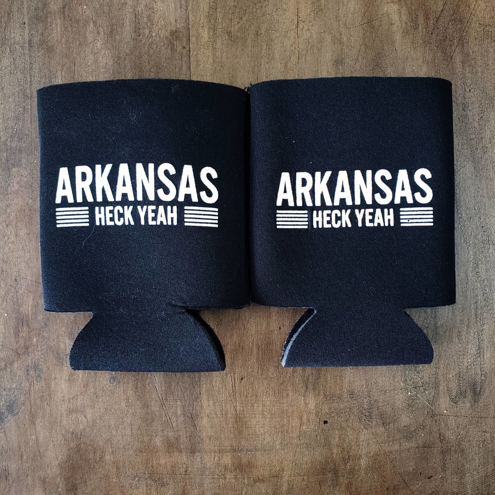 Arkansas Heck Yeah Can/Beer/Soda/Pop Koozie/Coozie~2 Koozies ~ NEW
